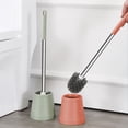 thumbnail image 1 of Xuniizn Toilet Brush and Holder Set with Drip Tray, Slim Vented Design & Strong Bristles for Bathroom Cleaning, 1 of 7