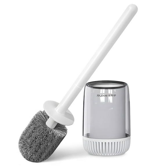 Maoface Toilet Bowl Cleaner Brush -Bathroom Toilet Bowl Brush and Holder with Solid Handle and Durable Bristles,Wall Mounted/Floor Standing