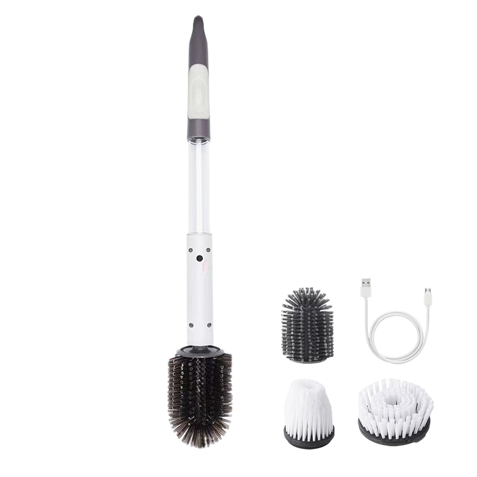 Toilet Brush and Holder,Toilet Bowl Brush with Long Handle,Electric ...