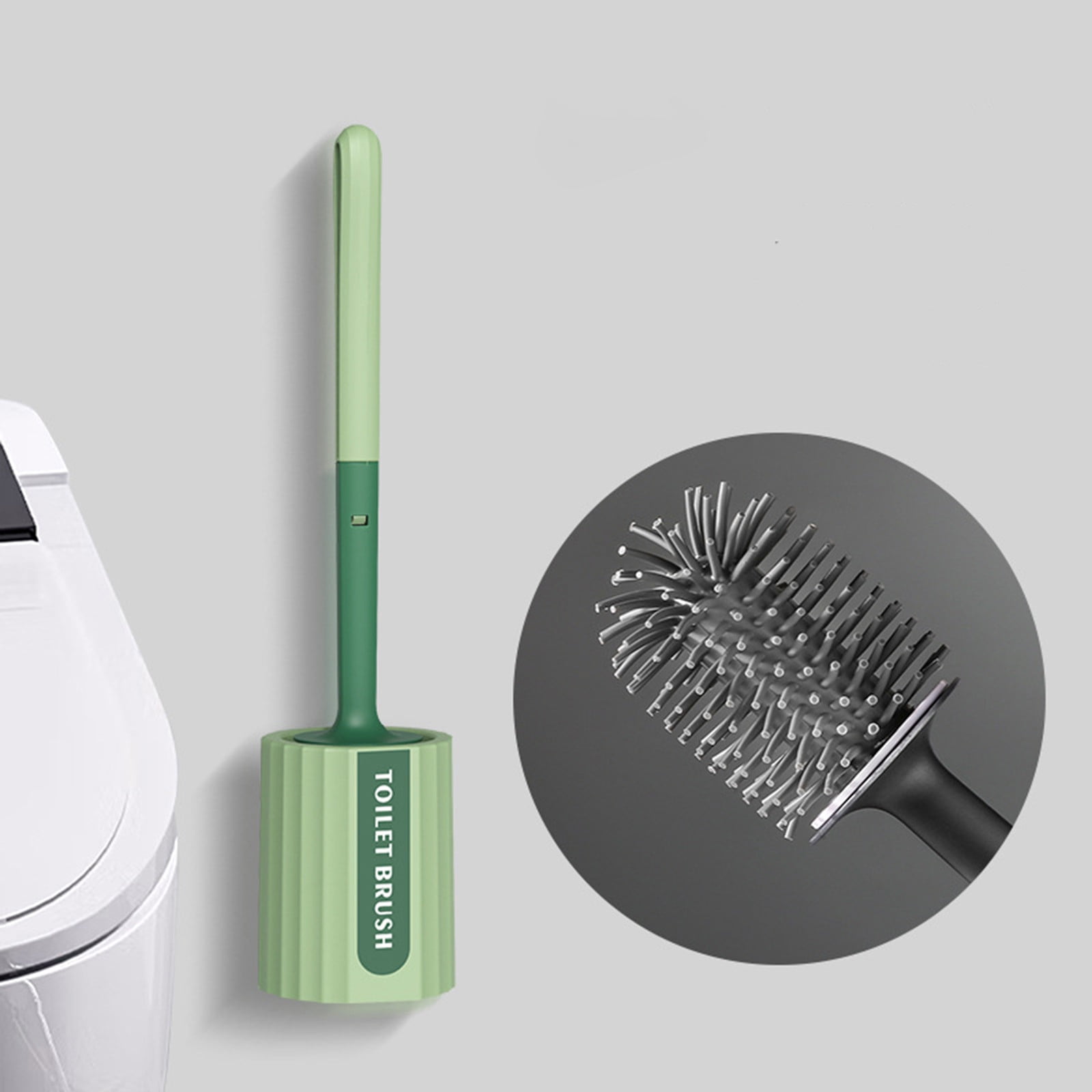 Cute Koala Toilet Brush & Holder Set – Durable Bristles, Ventilated Base, Bathroom Cleaning Tool - View #11