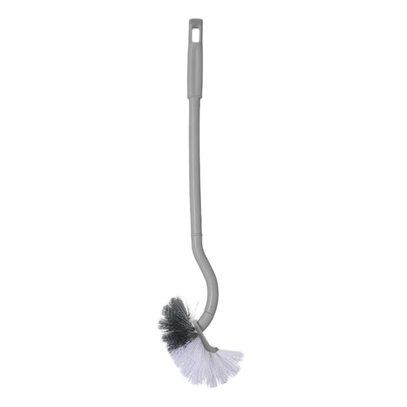 Toilet Brush Plastic Bristles Bathroom Cleaning Bowl Brush Kit Modern and Compact Toilet Cleaner Brush Long Handle Bristles for Bathroom
