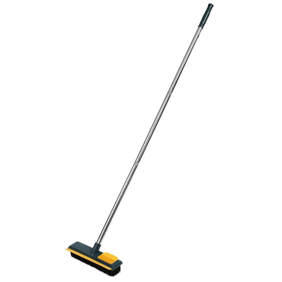 FONDOTIN Floor Scrub Brush with Long Handle for Efficient Home Cleaning