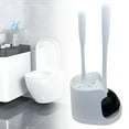 thumbnail image 1 of Toilet Brush and Plunger Set, Heavy-Duty Toilet Plungers for Bathroom Toilet Bowl Brush and Holder, Hidden Toilet Plunger and Brush Set for Deeply Cleaning, 1 Set, Multisize, 1 of 5