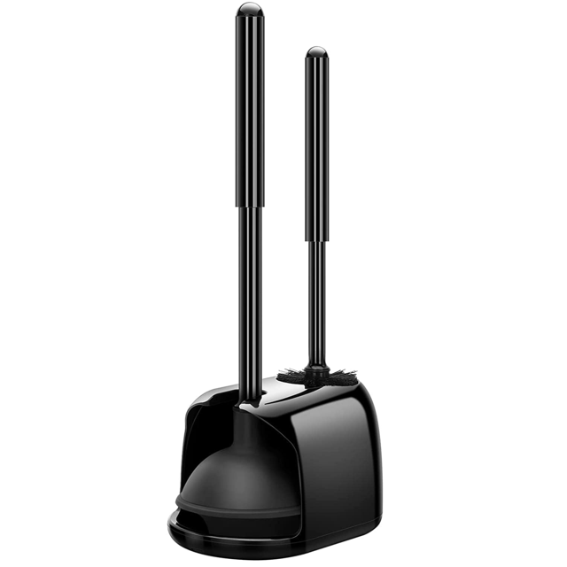 Toilet Brush and Plunger Set, Toilet Plungers for Bathroom Heavy Duty Toilet Bowl Brush and