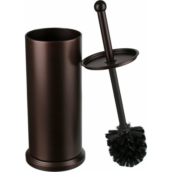 Toilet Brush Set For Tall Toilet Bowl, Bronze 13.5 inch