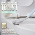 thumbnail image 1 of Toilet Brush Set Golf Toilet Brush Wall-Mounted Soft Plastic Toilet Brush Without Dead Ends Plunger And Brush Set, 1 of 2