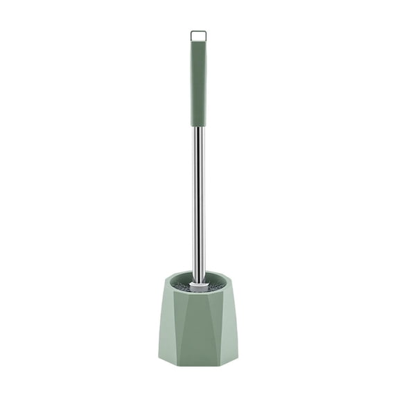 Toilet Brush with Stiff Bristles and Long Handle for Deep Cleaning, Sturdy Plastic Construction, Hanging Storage, Ideal for Household Bathroom Maintenance