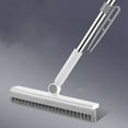 thumbnail image 1 of Toilet Brush Three In One Floor Tool, Long Handle Hard Bristle Cleaner With 180° Rotating Joint, Non-Slip Handle For Multiple Scenarios, 1 of 4