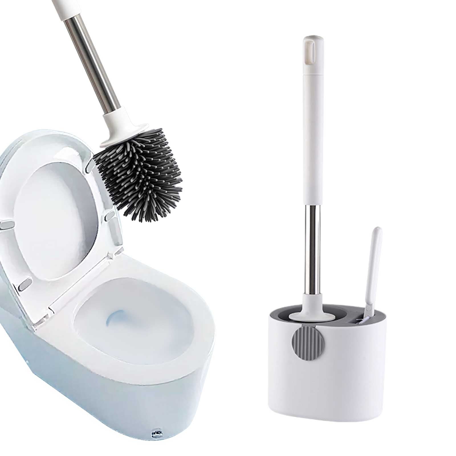Toilet Brush,Toilet Brush And Holder Set Bathroom Cleaner Brush Non ...