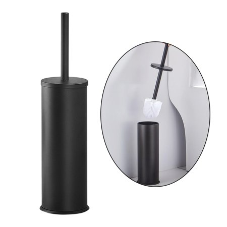 Toilet Brush and Holder 360° Clean Deeply Neat and Clean Steady Base Standing black