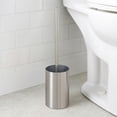 thumbnail image 1 of Evideco French Home Goods Noumea Elegant Toilet Brush & Holder Set with Toilet Brush, Silver Brushed Aluminum, 1 of 5
