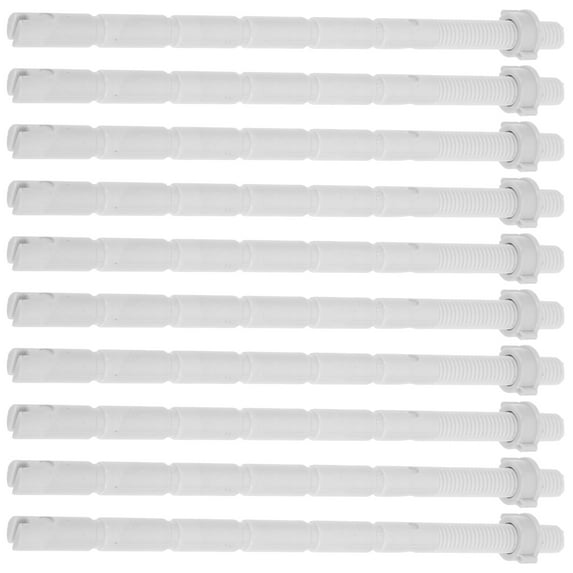 Toilet Button Screw Component Water Tank Lever Push Flushing Rods Dual Valve Replacement Kit 10 Pcs