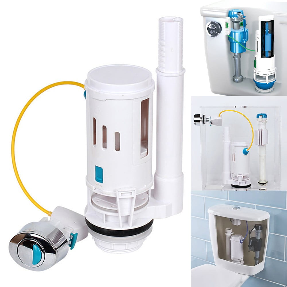 Toilet Cistern Dual Flush Valve Push Button