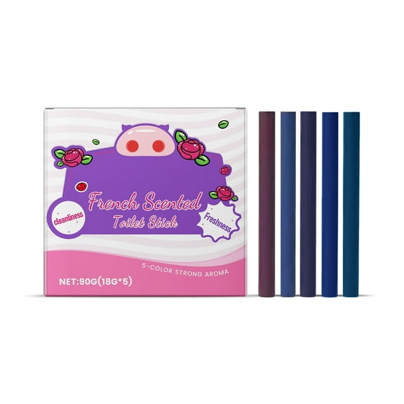 Toilet Cleaner Stick Drop In Tank Freshener and Deodorizer for Bathroom Maintenance 5 Sticks per Box