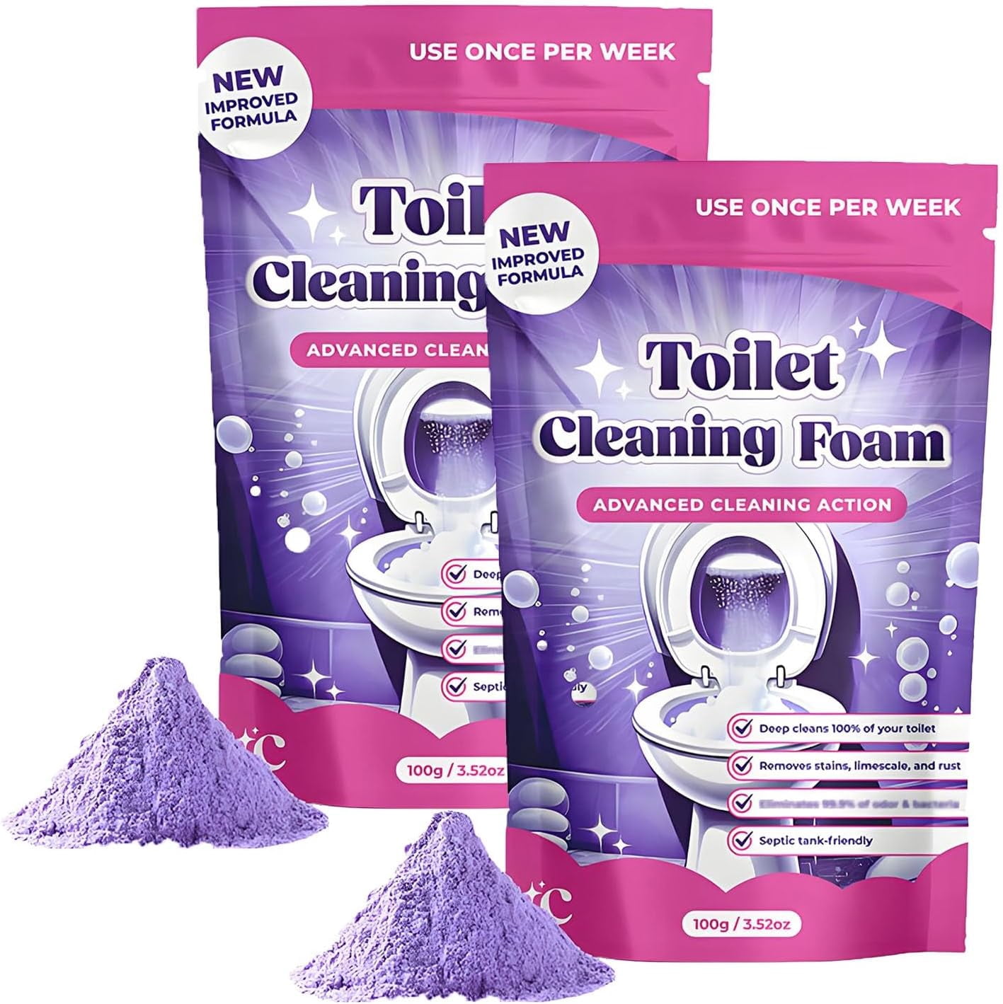 Toilet Cleaner, Toilet Cleaning Foam, Foam for Sparkling Clean Toilet ...