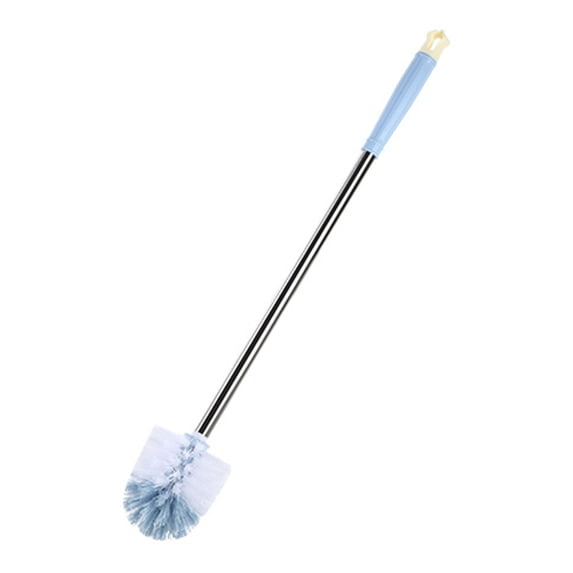 Toilet Cleaning Brush, Stainless Steel Long Handle Compact Anti Slip High Durability Toilet Scrubber For Household