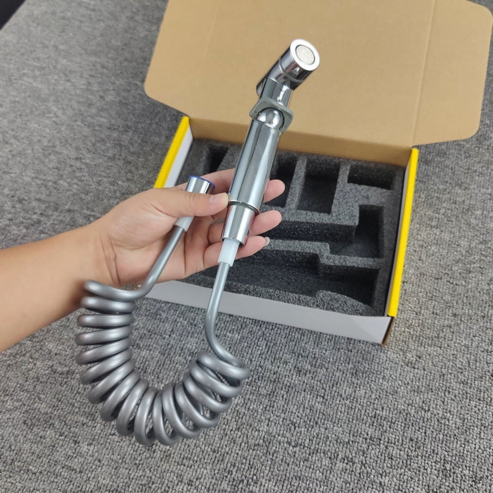 Toilet Cleaning Gun Kit Toilet Gun One Input Two Output Angle Valve ...