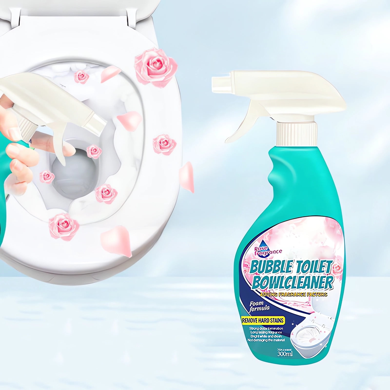 Toilet Cleaning Spirit Powerful Descaling Toilet Deodorizing And Urine Scale Cleaner Foam Toilet