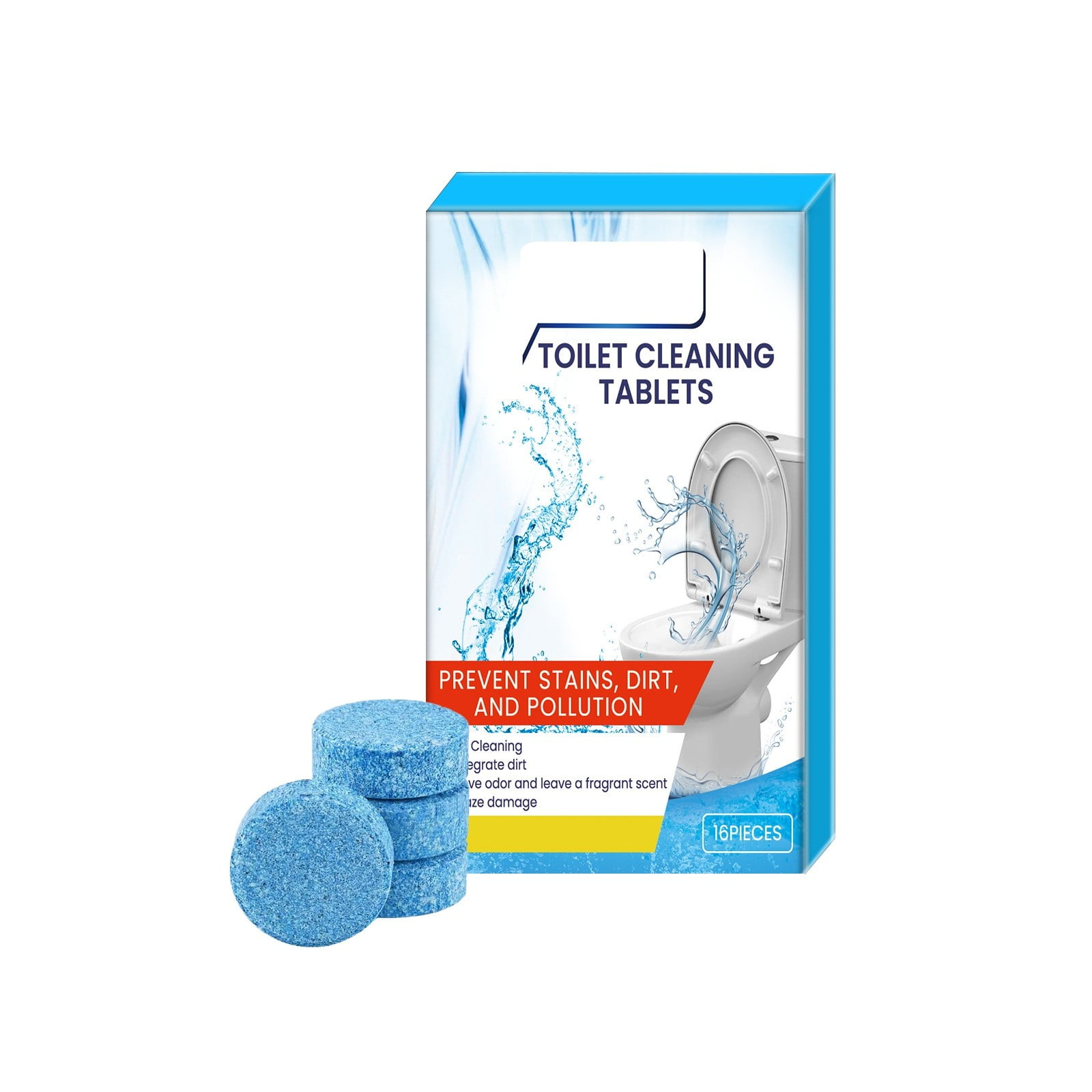Toilet Cleaning Tablets Bathroom Toilet Odor Removal Stain Removal