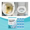 Toilet Cleaning Tablets Powerful Stain Removal Deep Clean Mint Freshness Deodorizer Septic Safe Effortless Cleaning Long Lasting 12 Pack Household Cleaners