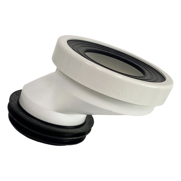 Toilet Connection Adapters Drainer Drain Pipe Change Place Connectors Flush Offset Toilet Flange Fitting Easy to Install