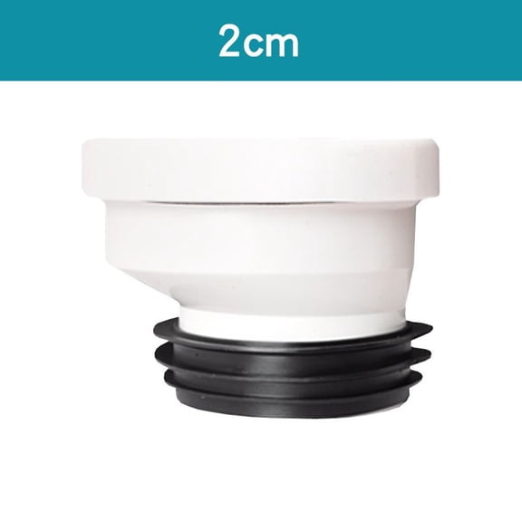 Toilet Connection Drain Pipe Fitting White WC Connectors Toilet Pipe Connectors Exhaust Straight Eccentric