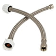 thumbnail image 1 of Toilet Connector - Braided Stainless Steel Toilet Hose with 1/2 inch FIP x 7/8 Female Ballcock Thread - Water Supply Line - Easy Installation (Pack of 10, 12 Inch Long), 1 of 4