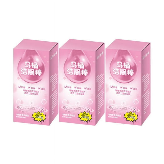 Toilet Continuous Clean Drop-Ins, Toilet Cleaner Toilet Cleaner Bar, Toilet Bowl Tablets Help Prevent Limescale Buildup and Stains, Household Toilet Bowl Deodorization