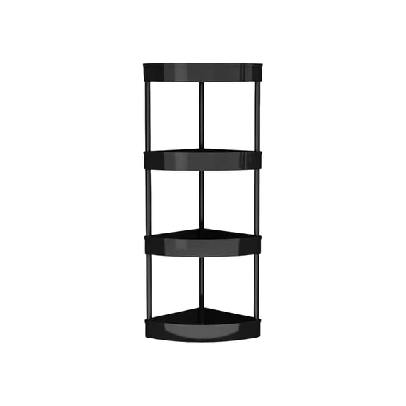 Toilet Corner Storage Rack, Bathroom Shelves for Floor, Space-Saving Organizer for Kitchen, Bathroom, and Tripod Stand for Home