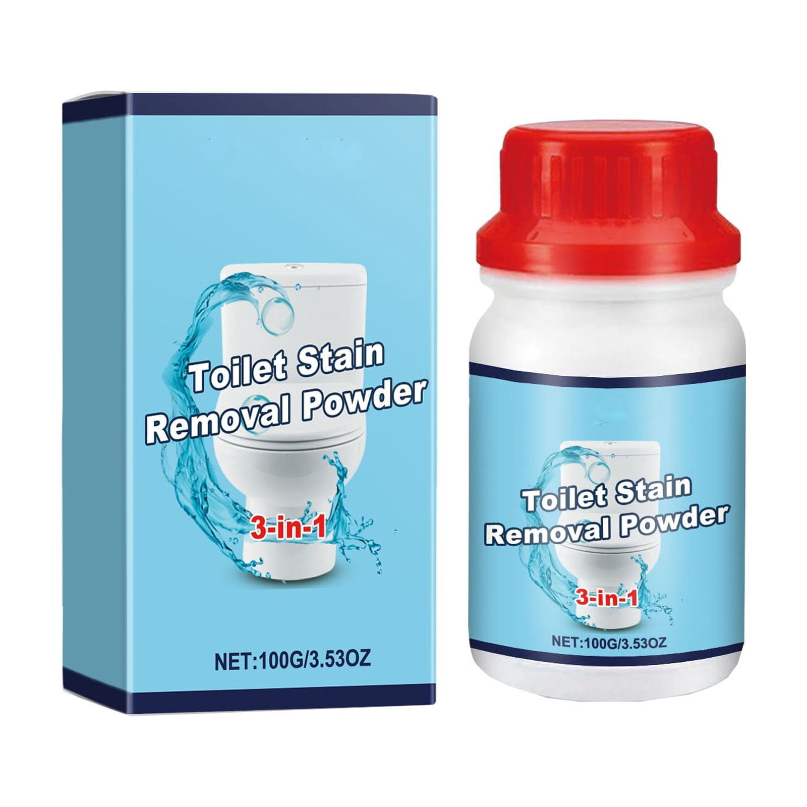 Toilet Decontamination Powder Toilet Cleaner Stubborn Scale Foam ...