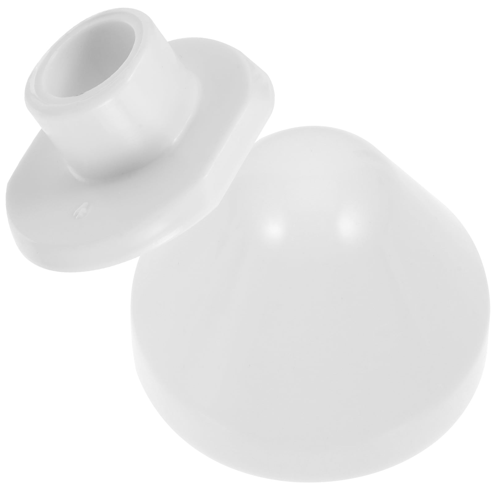 Bathroom Installation Hole Covers 20 Pieces Universal Toilet Bolt Caps, Round Plastic Push-On Toilet Bow Bolt Caps Covers With Washers For Toilet Bowl Screws 1 45 Inch Height White Color Plastic Push-on - View #8