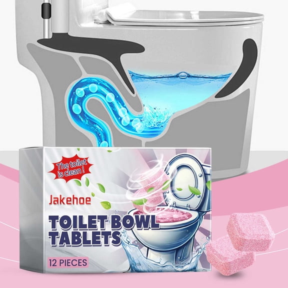 Toilet Deodorizing Cleaning Tablets Effervescent Stain Remover Powerful Citrus Fresh Scent Automatic Cleaning Solution for Home Bathroom Hygiene