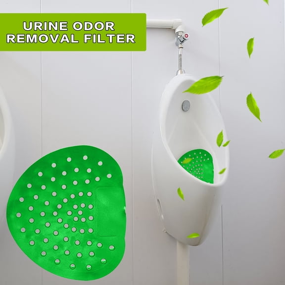 Toilet Deodorizing Filter Screen, Fragrance Disc for Male Urinals, Fresh Scented Mat and Ball for Odor Control, Long-Lasting Bathroom Freshener for Home or Commercial Use