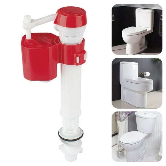 Toilet Fill Valve Rotatable Universal Adjustable Height High Performance Anti-siphon Toilet Accessories Effective Water Control Toilet Inlet Valve for Home