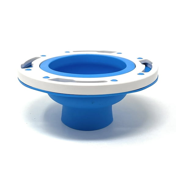 Toilet Flange Repair Kit, Universal Toilet Flange Fits 4" or Special 3" Drain Pipe, Toilet Repair and Easy Install, Perfect Seal No More Pipeline Gas Leakage