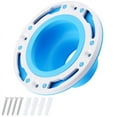 thumbnail image 1 of Toilet Flange Repair Kit, Universal Toilet Flange Fits, Fitting 4In and 5In Pipes, Toilet Repair and Install, Blue, 1 of 7