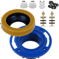 Toilet Flange with Wax Ring for Toilets Replacement Kit Includes Bolts