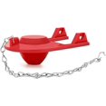 thumbnail image 1 of Toilet Flapper High Performance Universal Flapper for 2-Inch Flush Valves, Long Lasting Rubber - Easy to Install Red 1pc, 1 of 7