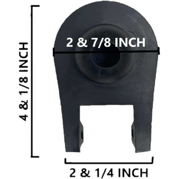 NuFlush Toilet Flapper for Toto THU260, 2-Inch Replacement for THU113