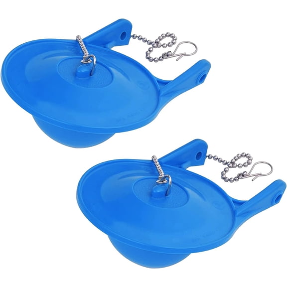 Toilet Flappers Replacement Compatible with Gerber 99-788, 3-Inch Toilet Flapper Water Conserve, High Performance Rubber Flapper Fits 3" Toilet Flush Valve, Easy to Install, Blue 2 Pack