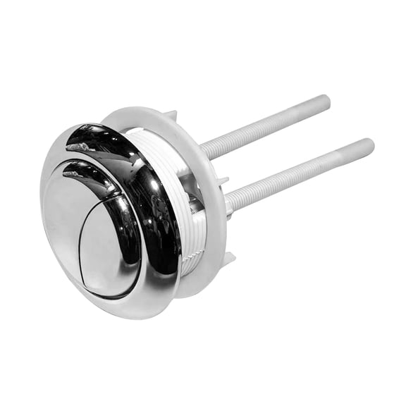 Toilet Flush Button, Double Tank Valve Replacement, Convenient Flushing Toilet Button, Round Flush Valve Push Button, Toilet Tank Flush Valve Button for Toilet Home
