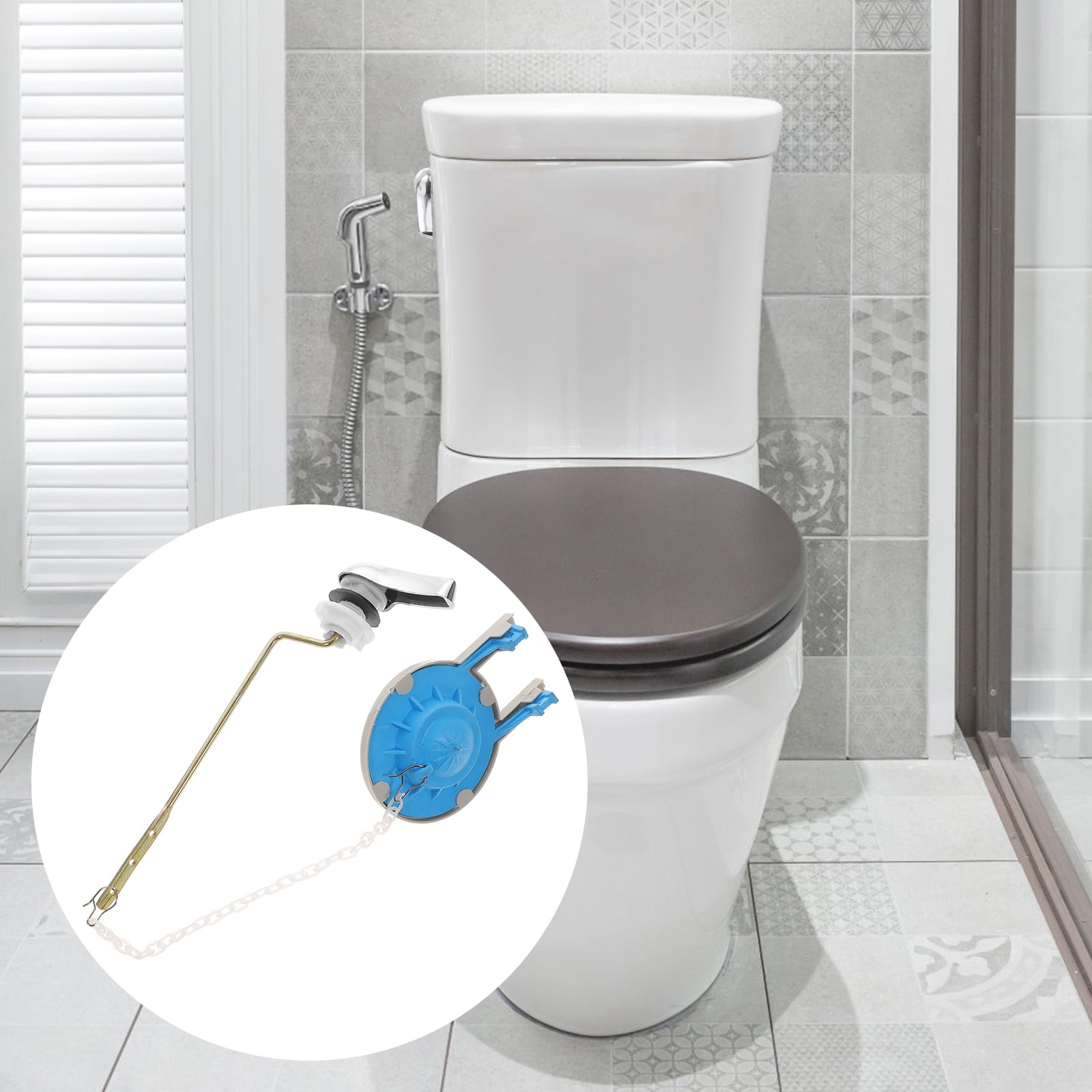 Toilet Flush Lever 2pcs SideMounted Toilet Handle Tank Flush Lever