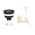 thumbnail image 1 of Toilet Flusher Accessories Round Toilet Flush Button Directly Replace Part Plastic Material for Household Restroom, 1 of 8