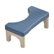 Toilet Footstool, Bathroom Footrest, Adjustable Squatting Potty Stool for Comfortable Defecation, Non-Slip Heavy-Duty Plastic, Fits Standard Toilets, 6.7 Inch Height, Easy to Clean and Store