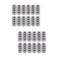 thumbnail image 1 of 24 Pcs Toilet Seat Cushioning Gasket Pads Bumpers for Plastic Bohemian Knob Sitz Bath Comfort, 1 of 6