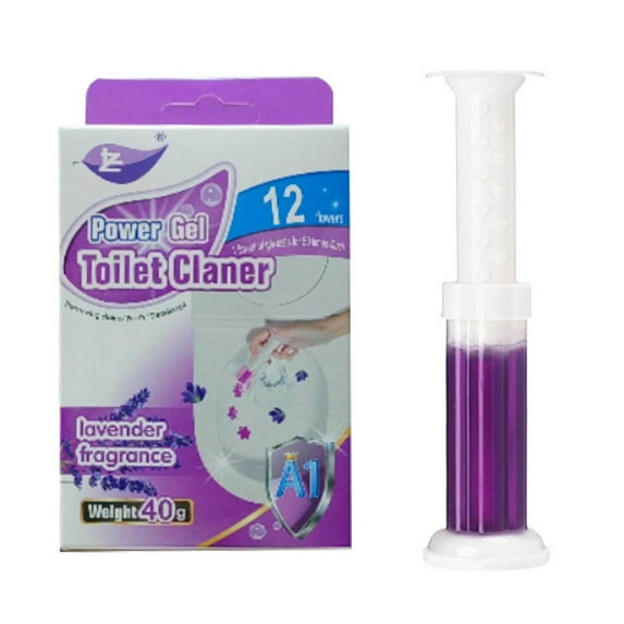 Toilet Gel Stamp Cleaning Kit with Long Lasting Fresh Scent for Bowl and Odor Control