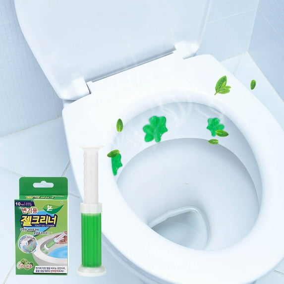 Toilet Gel Stamp, Flower Fragrance Bathroom Deodorizer Bowl Cleaner Toilet Stain Removal Cleaning Air Freshener Toilet Refills