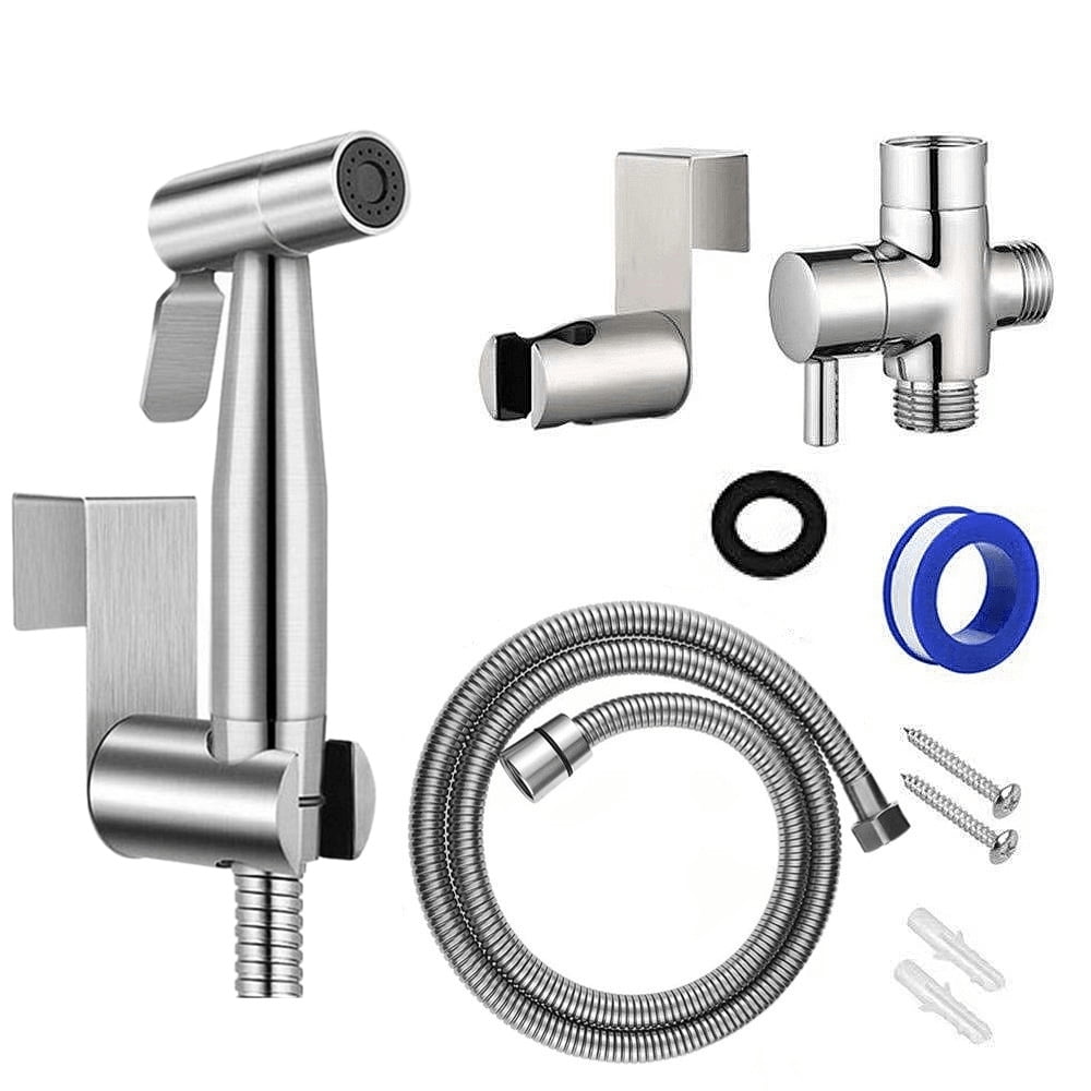 Toilet Hand Shower Kit Shower Head for Bathroom Cleaning, Sprayer for Daily Personal Hygiene ...