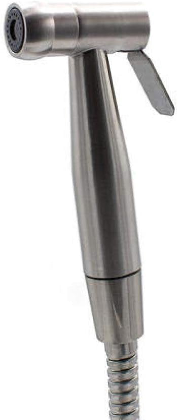 Toilet Hand HeldSpray Kit - Stainless SteelBooster Nozzle Toilet Spray ...