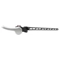 thumbnail image 1 of Toilet Handle, White Metal Handle -Tank Lever Replacement-Universal To Fit Front, 1 of 5